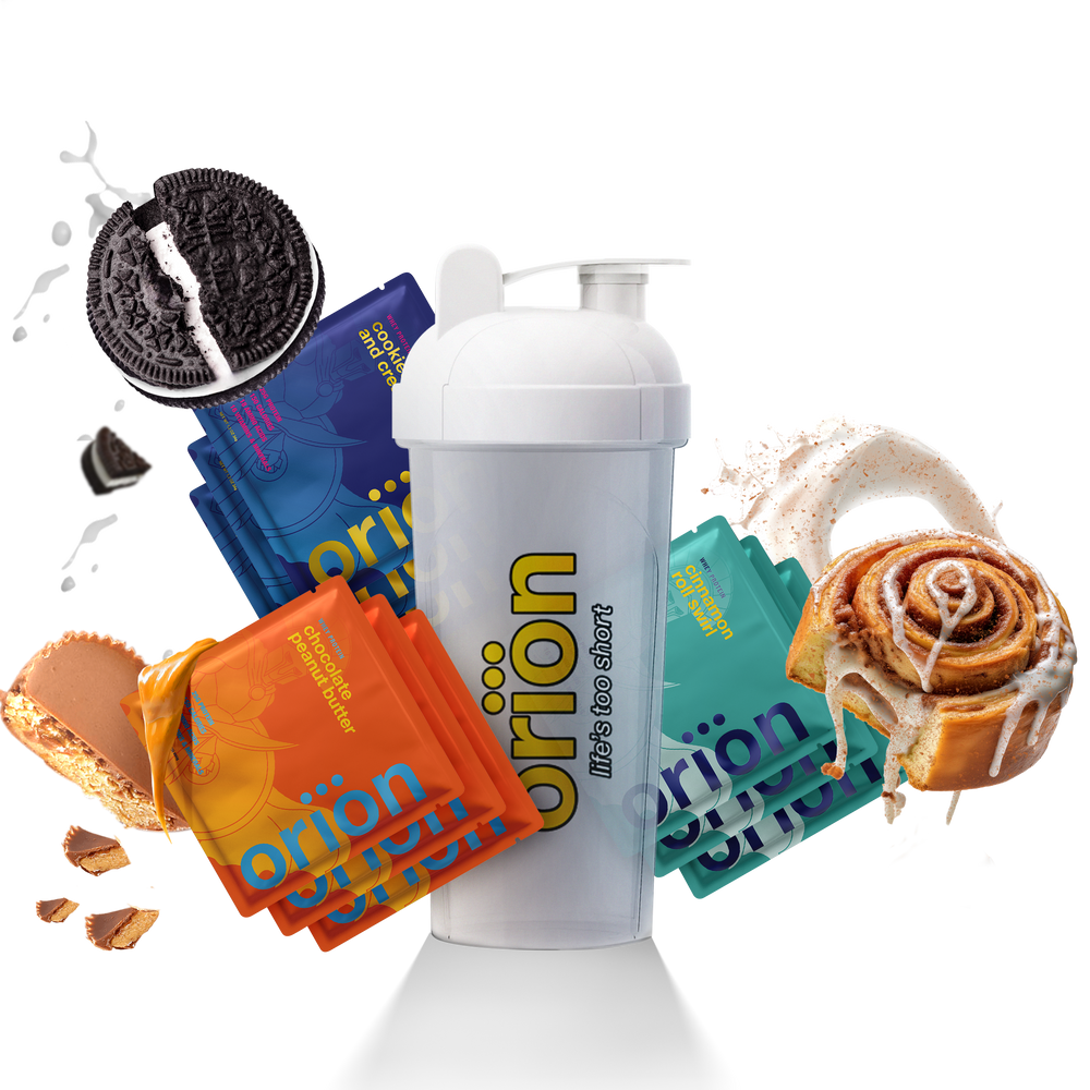 9 Loaded Protein Samples + Shaker Bottle